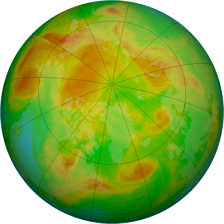 Arctic ozone map for 30 May 2003